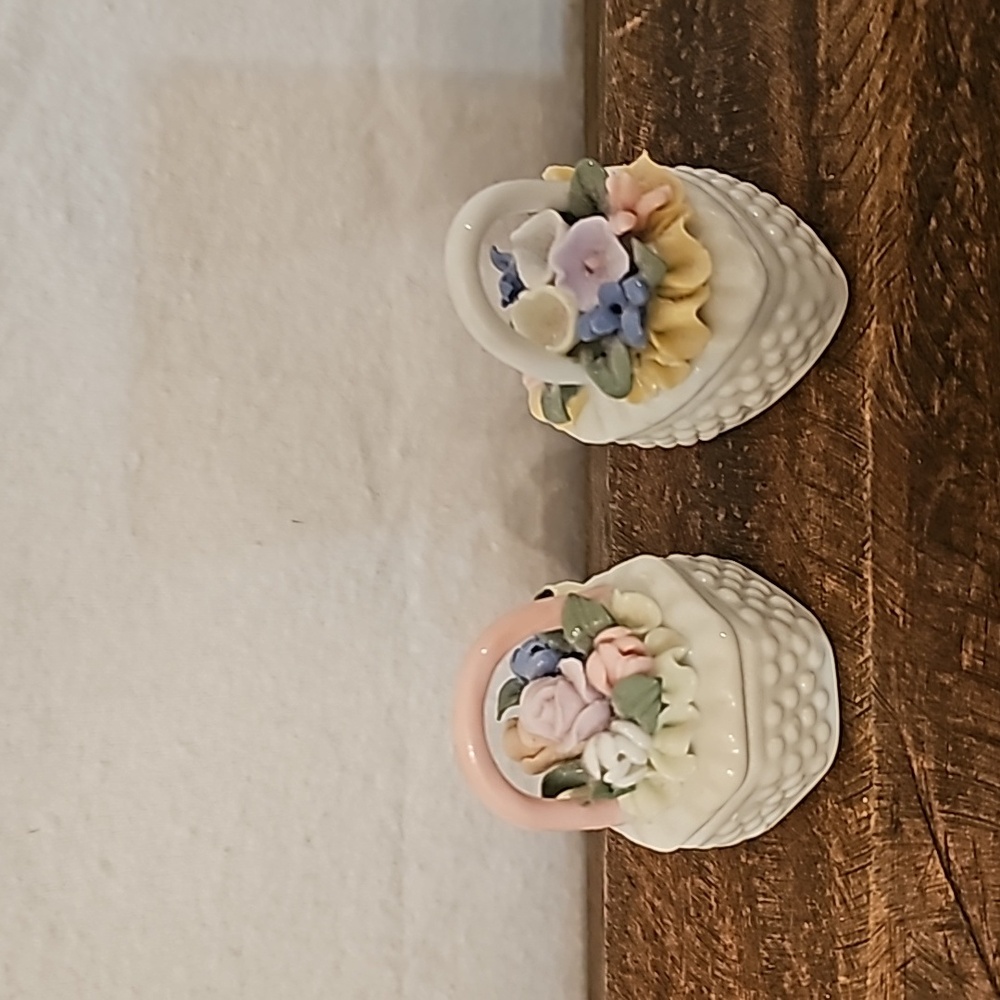 Vintage Floral Trinket Boxes